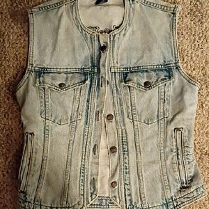 Harley-Davidson Light Blue Denim Vest